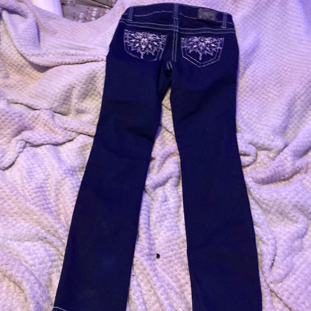 Zco Y2K Rhinestone Grunge Jeans